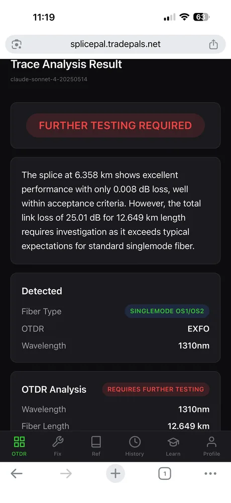 Get splice-by-splice diagnosis